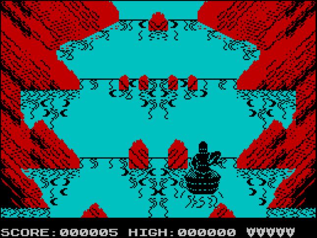 Dragon's Lair II - ZX Spectrum game screenshot (1987) by Software Projects